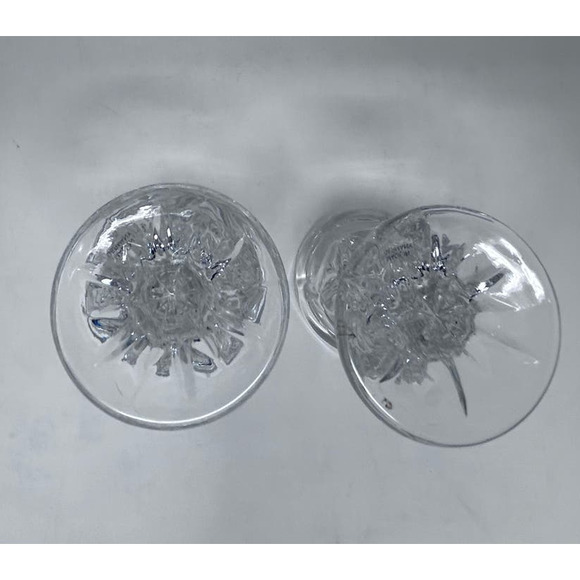 Clear‎ Cut Crystal Candleholders Made in Germany Set of 2   3" Tall x 2" Wide - Picture 5 of 6
